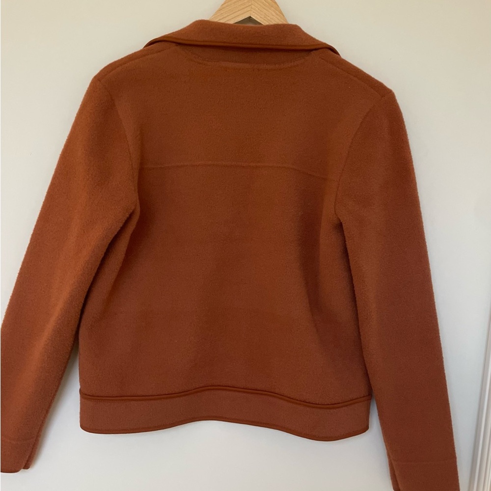 Tahari Rust Button-Front Blazer - image 3